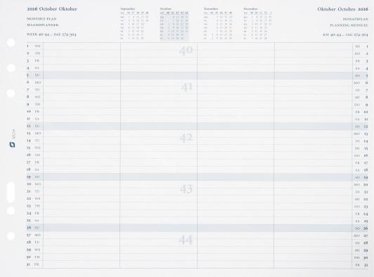 Image du produit Succes Agenda A5 Monatspläne 2026 847219000 2J 14.8x21cm (A5, Allemand)