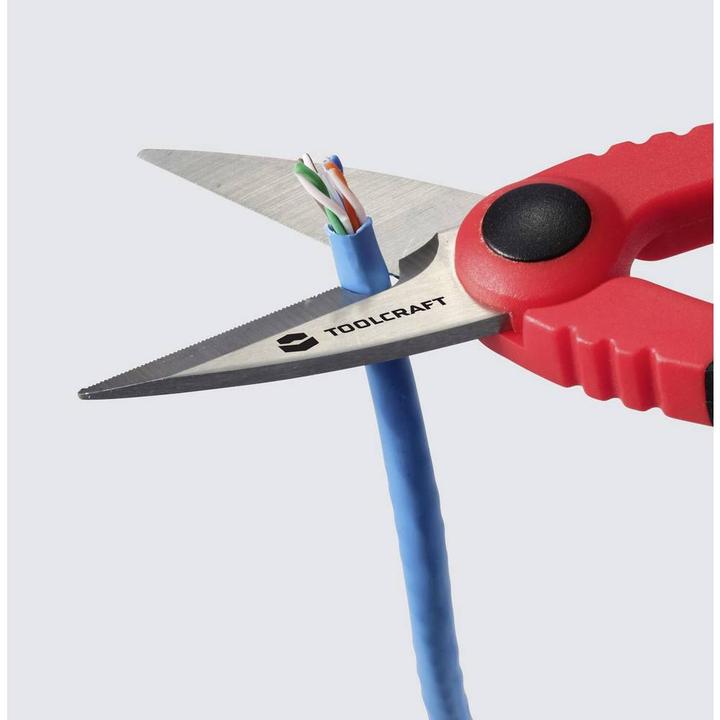 Actual product image Toolcraft TO-9622704 Kabelschneider Geeignet für (Abisoliertechnik) Schläuche (140 mm)