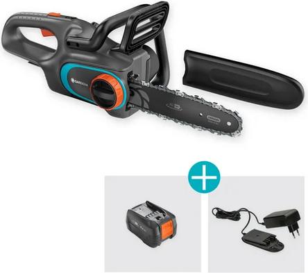 Actual product image Gardena Cordless chainsaw PowerSaw 250/18V P4A Ready-T-U Set (Battery chain saw)