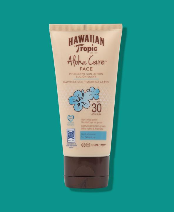 Immagine prodotto Hawaiian Tropic ALOHA CARE FACE lozione solare SPF30 90 ml (Crema solare, SPF 30, 90 ml)