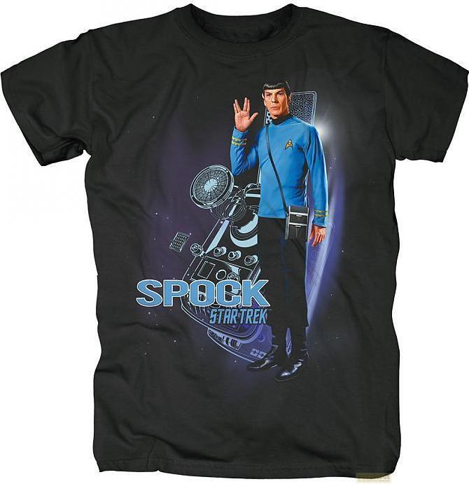 Actual product image Bravado Star Trek TOS T-Shirt Spock size L (L)