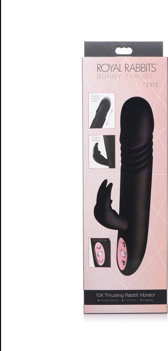 Actual product image Shots Royal Rabbits Bunny Thrust 10X Thrusting Rabbit Vibrator