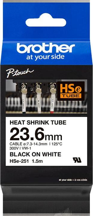Actual product image Brother Hse-251 (2.36 cm, Black, White)