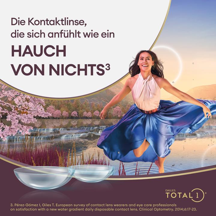 Produktbild Dailies Total1 Sphärisch (90 Stück, Tageslinse, Sphärisch)
