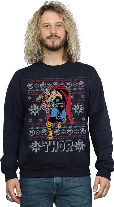 Actual product image Mens Thor Fair Isle Sweatshirt (S)