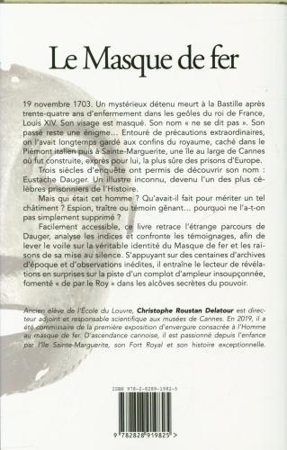 Image du produit Le masque de fer : un secret d'Etat révélé (Roustan Delatour Christophe, Français)