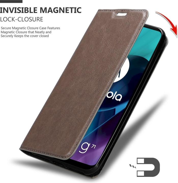 Produktbild Cadorabo Book Invis. Magnet Hülle (Motorola Moto G71 5G)
