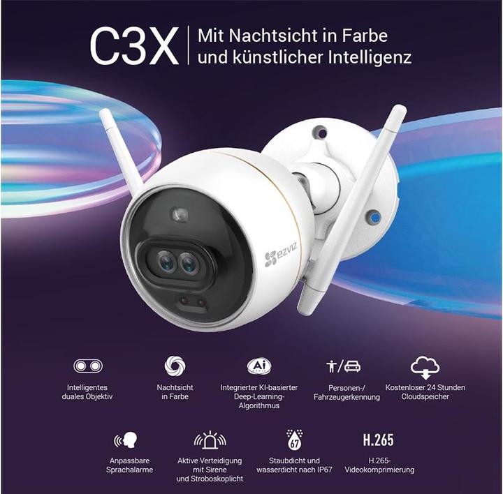 Produktbild EZVIZ C3X (1920 x 1080 Pixels)