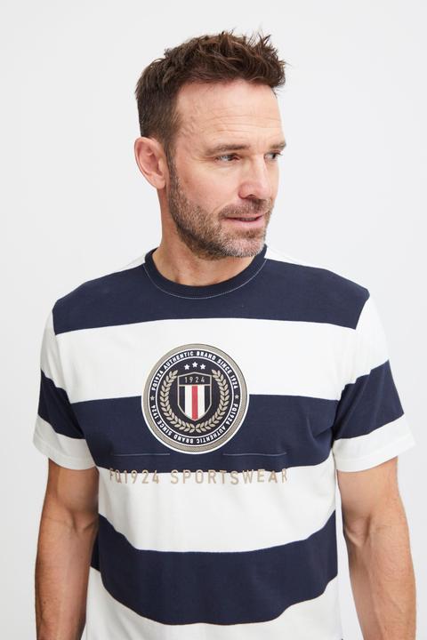 Immagine prodotto FQ1924 FQTom SS t-shirt a righe con stampa logo 21900645 (XXL)