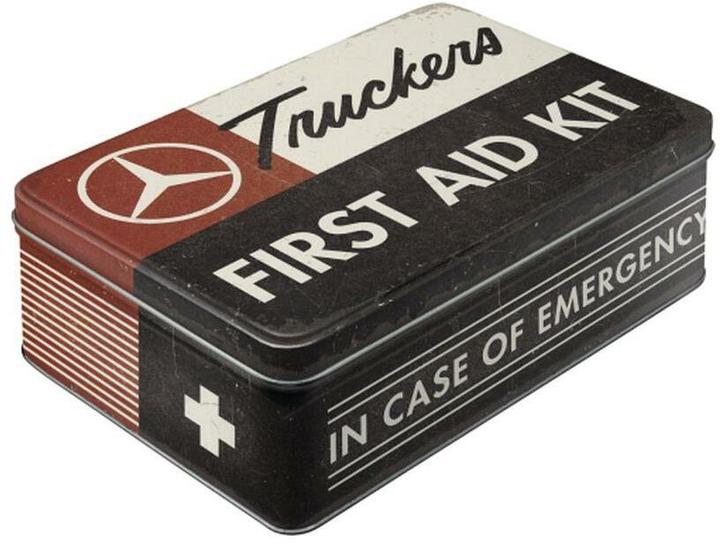 Produktbild Nostalgic-Art Merchandising Nostalgic Art Medikamentenbox Daimler Truck Rot/Schwarz/Weiss, Breite: 23 (8 x 16 x 23.5 cm, 3.01 l)