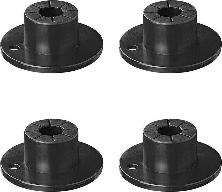 ProPlus Jeu de pieds de 4 pièces pour les pieds de table / marchepieds