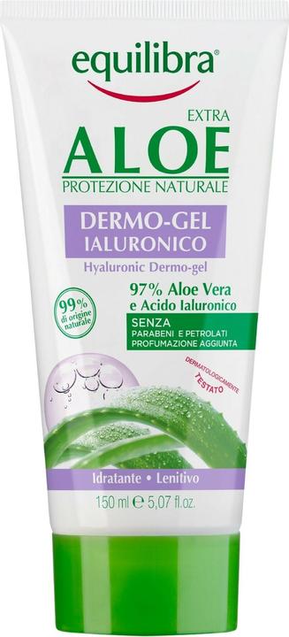 Image du produit Equilibra Extra Aloe Dermo-Gel Aloe Vera Dermo Gel With Hyaluronic Acid 150Ml (Gel pour le corps, 150 ml)
