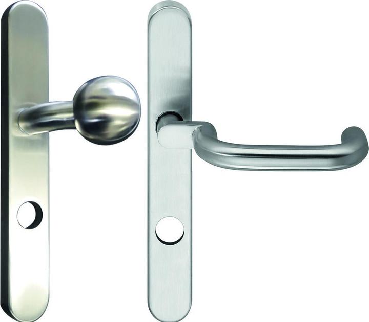 Actual product image Mega Türdrücker-Schutzbeschläge-Wechselgarnitur 05-35484-749-250-2-94 (Door handle)