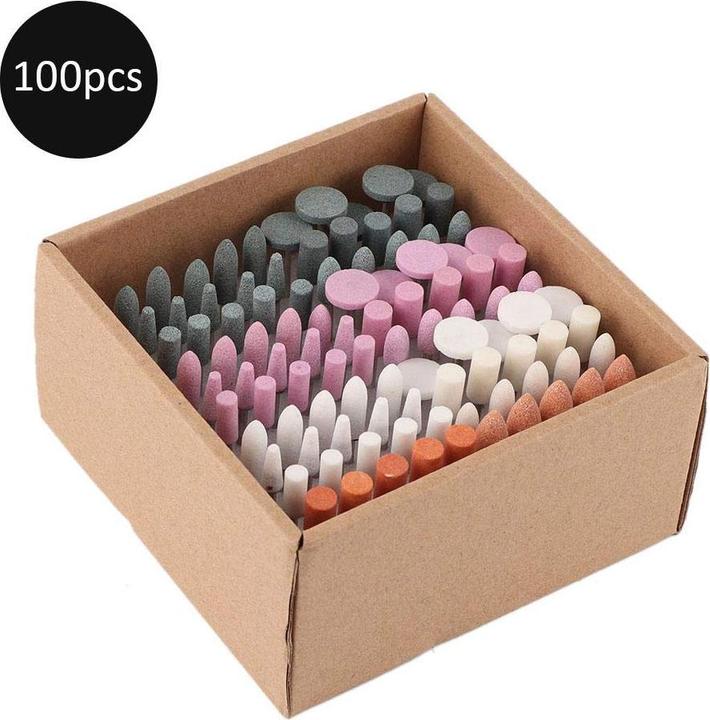 Image du produit Yuyte Schleifkopf-Set für Maniküre & Pediküre (100 Stück) (100 x)