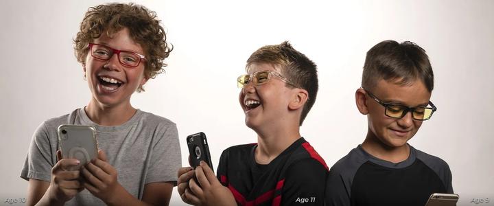 Produktbild Gunnar Cruz Kids Large Computerbrille für Kinder von 8-12 Jahren - Amber Glas
