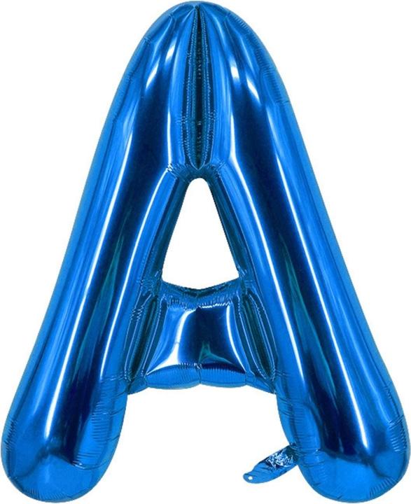 Image du produit Hermex Ballon Lettre A Bleu Fête d'anniversaire Ballon Folienballon 40cm (1 x)