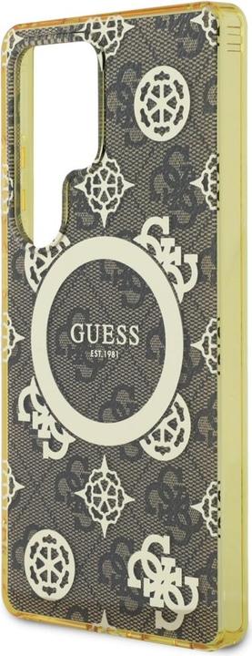 Produktbild Guess 4G Peony Pattern Case für Samsung Galaxy S25 Ultra - brown (Samsung Galaxy S25 Ultra)