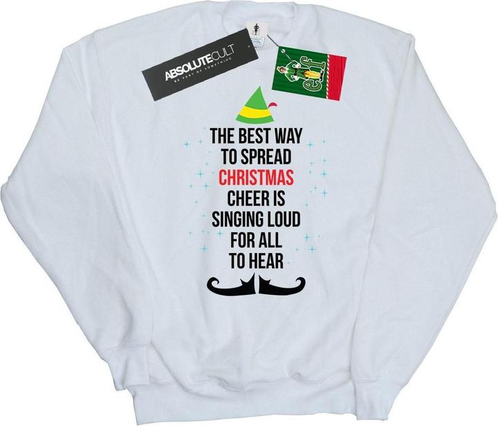 Produktbild Elf Christmas Cheer Text Sweatshirt (S)