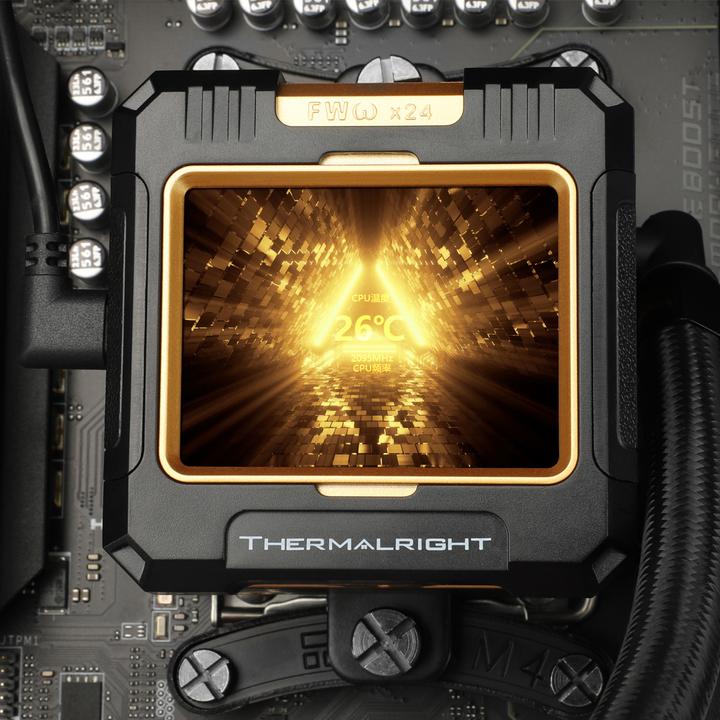 Image du produit Thermalright Frozen Warframe 360 Black ARGB - AIO, 360mm, LCD