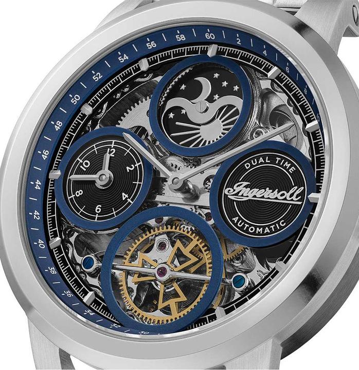 Image du produit Ingersoll 1892 Ingersoll I16003 Montre pour homme The Arc automatique 44mm 5ATM (Montre squelette, 44 mm)