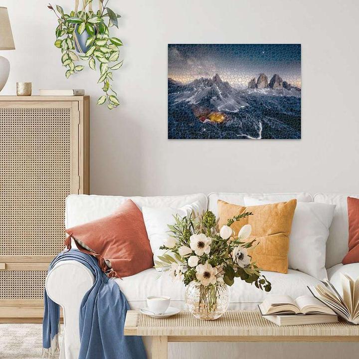 Actual product image Ravensburger Three Peaks, Dolomites (1000 pieces)