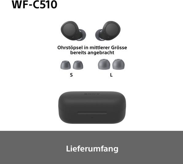 Produktbild Sony WF-C510 (keine Geräuschunterdrückung, 11 h, Kabellos)