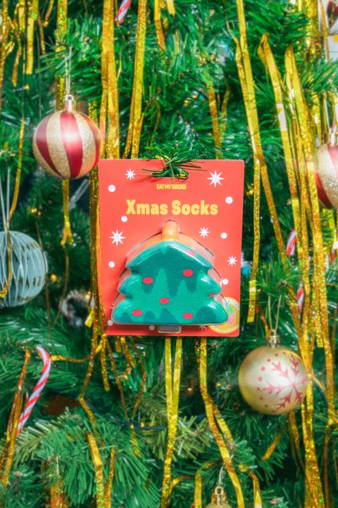 Actual product image Eat My Socks EMS, Socks, Adult, Trend, Xmas Tree (One size)