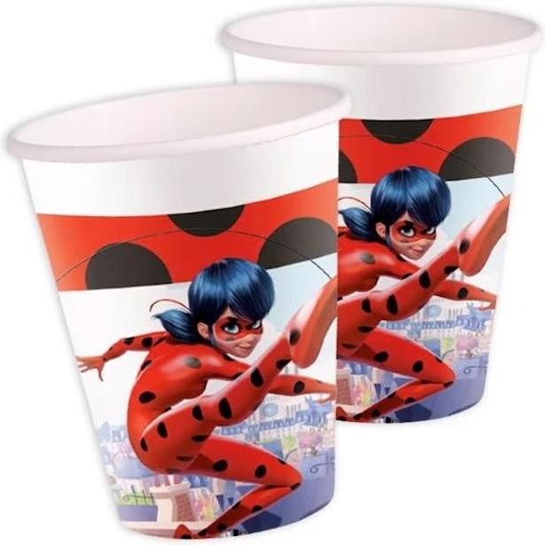 Produktbild Procos Party Becher Miraculous Ladybug (8 x)