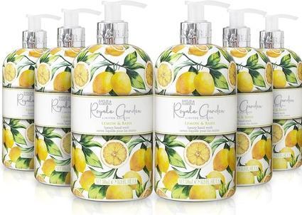 Image du produit Baylis & Harding Royale Garden Édition limitée Lemon & Basil Hand Wash 500ml Vegan Friendly (Savon liquide, 500 ml)