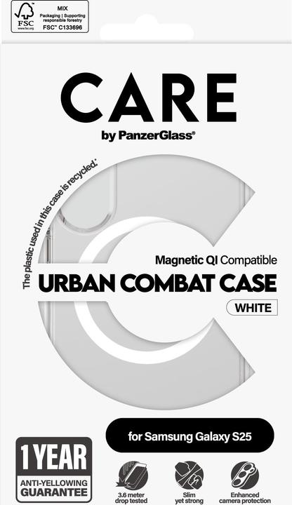 Immagine prodotto PanzerGlass CRRFUWQG38388, Cover, Samsung, Samsung - Galaxy S 2025, Trasparente (Samsung Galaxy S25)