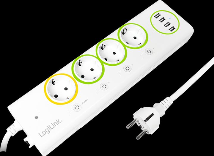 Produktbild LogiLink LogiSmart (4 x, USB-A, 1.50 m)