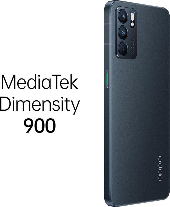 Actual product image OPPO Reno6 (128 GB, Stellar Black, 6.40", Dual SIM, 64.14 Mpx, 5G)