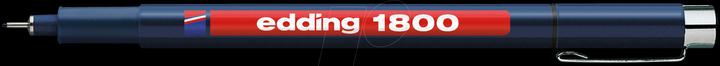 Actual product image Edding 1800 (Black, 1 x)