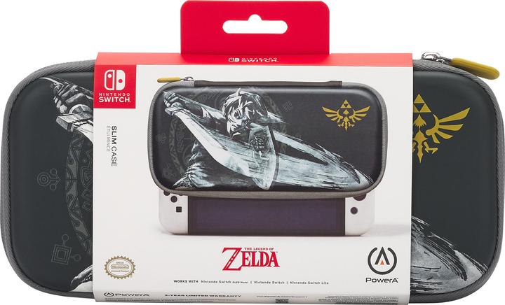 Immagine prodotto PowerA Custodia Slim per Nintendo Switch - Link pronto per la battaglia (Switch, Switch Lite)
