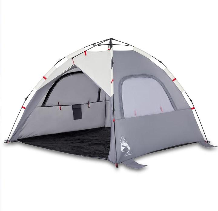 Immagine prodotto VidaXL Tenda da spiaggia 3 persone a sgancio rapido impermeabile (tenda da spiaggia, 2.55 kg, 3 persone)
