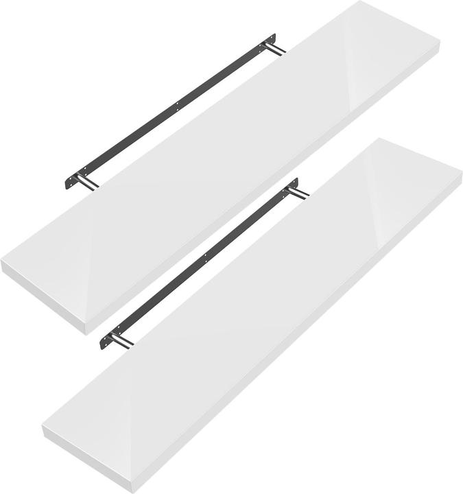 Actual product image Casaria 2x Floating Shelves (50 x 23 x 3.8 cm)