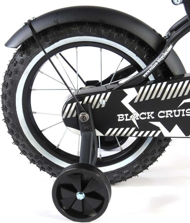 Produktbild Volare Black Cruiser Kinderfiets - Jongens - 14 inch - Zwart - 95% afgemonteerd (14")