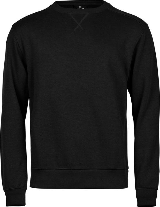 Actual product image Tee Jays Mens Ribber Interlock Crew Neck Sweatshirt (L)
