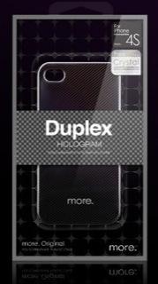 Actual product image more. Duplex Hologram Hardcase for iPhone 4/4S Black (Apple iPhone 4s, Apple iPhone 4)
