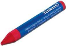 Image du produit Pelikan Craie de signature à la cire 772, rouge, diamètre : 12 mm convient pour les surfaces lisses comme (Rouge, 12 x)