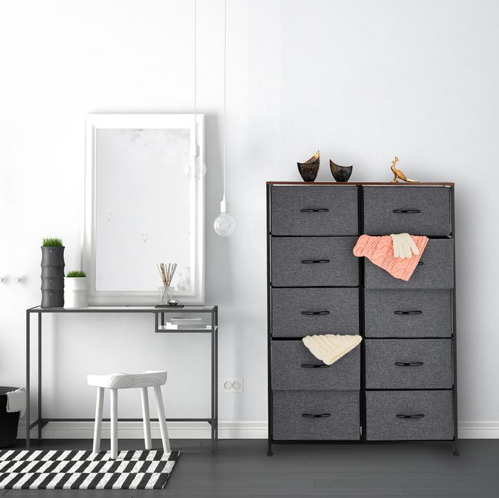 Actual product image Relaxdays Chest of drawers (85.5 x 30 x 120 cm)