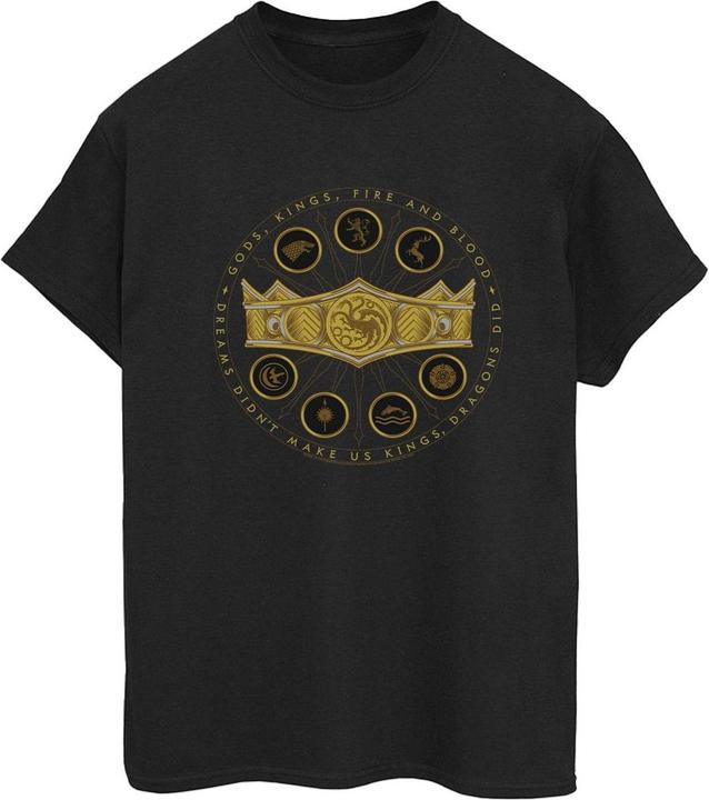 Game of Thrones Gods Kings Fire And Blood TShirt (XXL)
