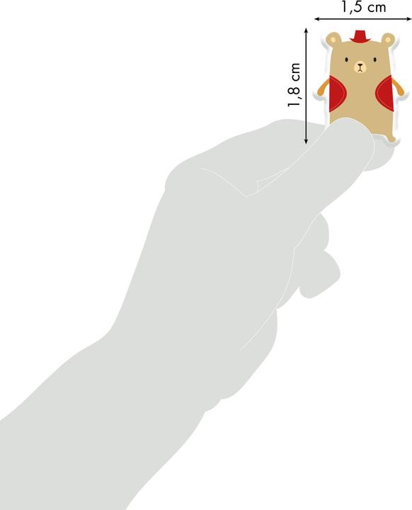 Image du produit Maildor Cooky, Sach 1 pl 7,5x12cm, Ours -