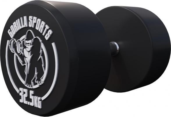 Immagine prodotto Gorilla Sports Manubri rotondi (1 x 32,5 kg)