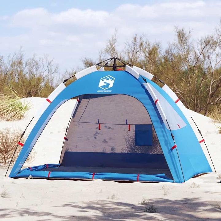 Immagine prodotto VidaXL Tenda da spiaggia 2 persone a sgancio rapido impermeabile (tenda da spiaggia, 2.20 kg, 2 persone)