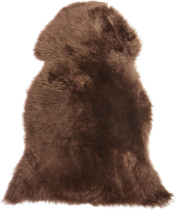 Peau de mouton ULURU marron foncé