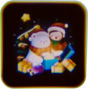 Actual product image Ootb Projection lamp, Christmas, incl. 3 x AG13