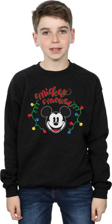 Produktbild Disney Mickey Mouse Christmas Light Bulbs Sweatshirt Jungen (152, 158)