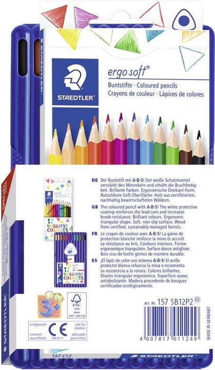 Immagine prodotto Staedtler Matita colorata ergosoft 12ST (12 colori, 12 x)