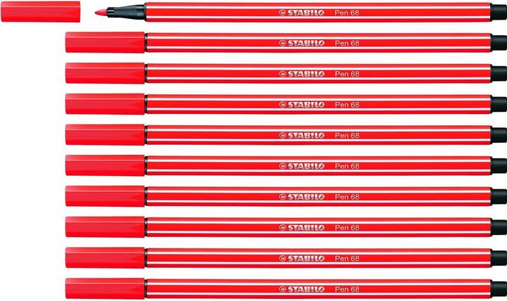 Energy Label STABILO Pen 68 (Red, 10 x)